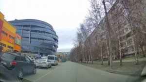 Поездка на автомобиле по Тюмени до Логунова и на Киевскую