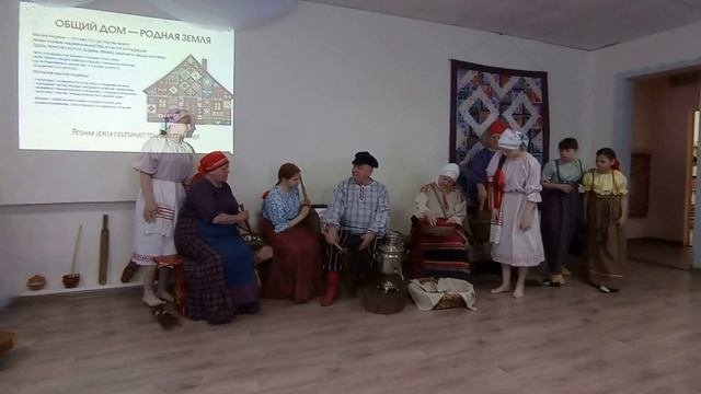 Видео-зарисовки выступления фольклорного коллектива 