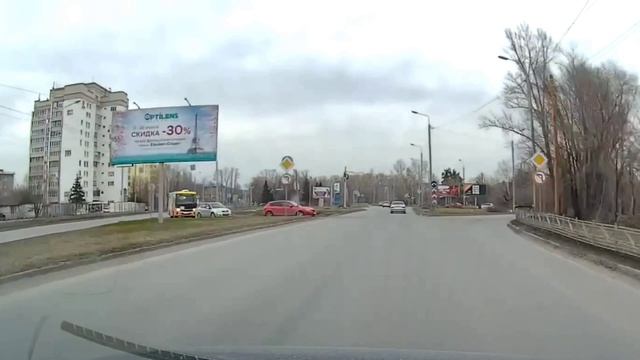 Авария на улице Багратиона в Омске