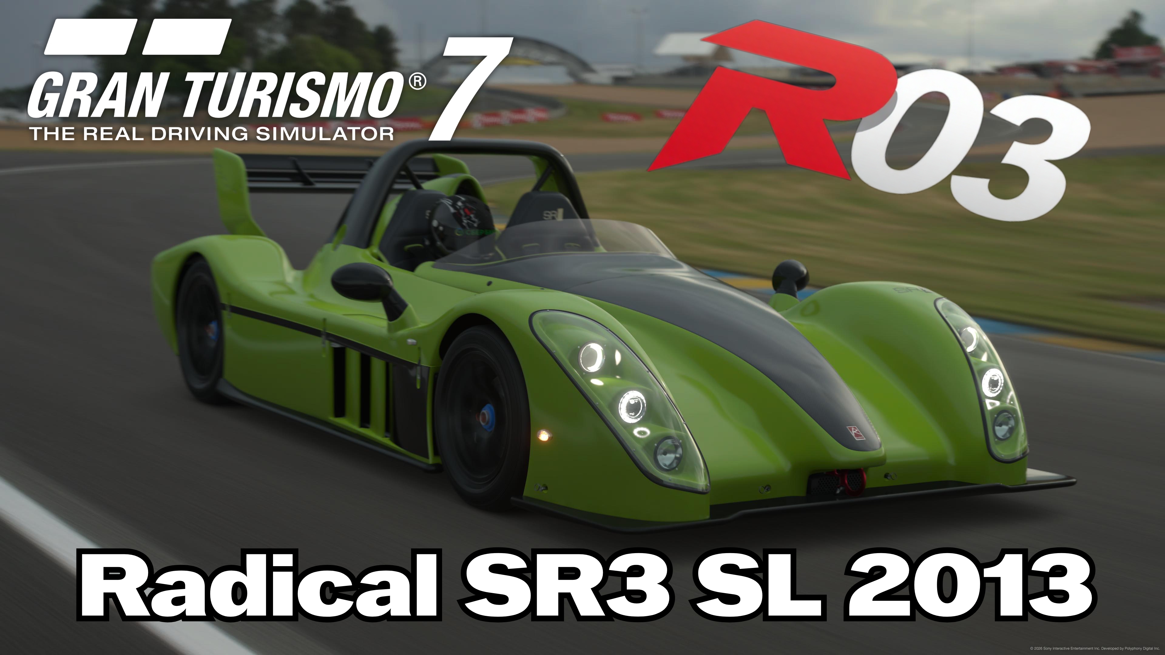 «Gran Turismo 7 — Скорость без компромиссов: Radical SR3 SL 2013!»