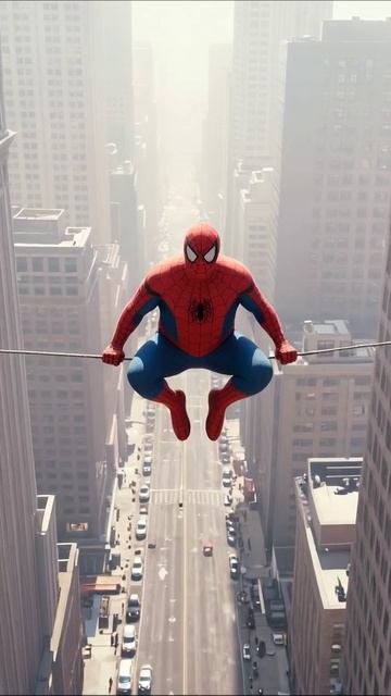 Человек-паук в большом городе #супергерои #приключения #экшн