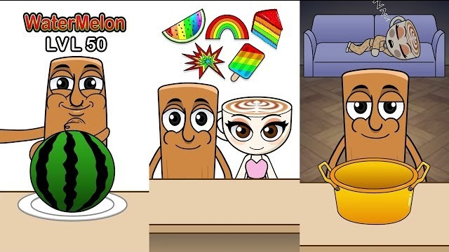 Веселый конкурс поедания эмодзи от Тунг-Тунг-Тунг Сахура в Мукбанге | MOOMOOPAGE