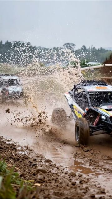 Безумные гонки на багги в дожде #гонки #багги #экстрим