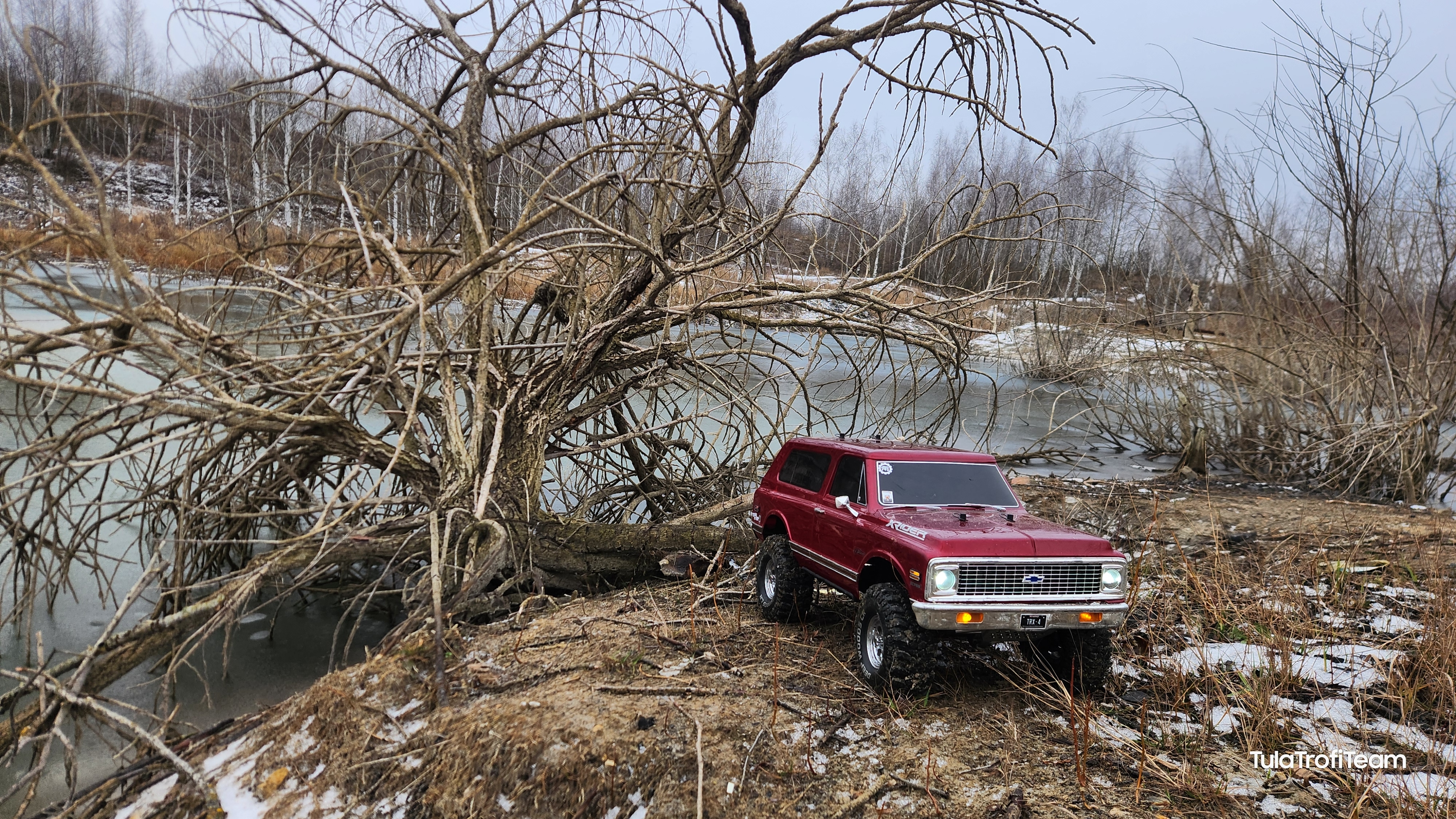 К белым пескам на Redcat Gen8. Ледовая переправа