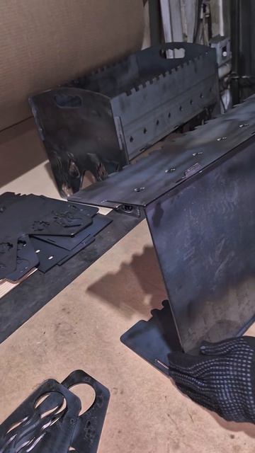 СБОРКА мангала 2-3мм