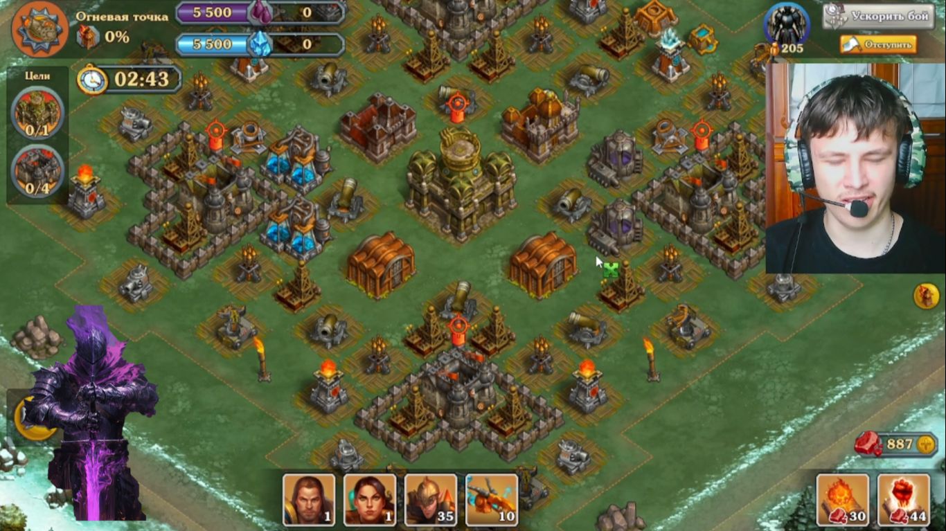 тёмный рыцарь продолжил прокачку базы и героев в симпериуме. 69 серия.
