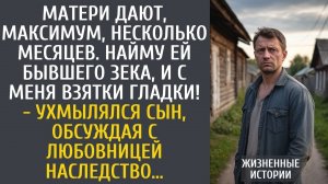 Матери дают, максимум, несколько месяцев. Найму ей бывшего зека, и с меня взятки гладки!