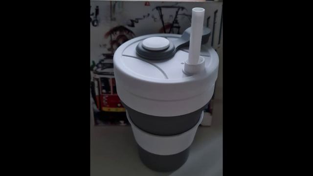 #Мой #отзыв. #Стакан #складной из #пищевого #силикона. В конце #видео - #мой #танцевальный#сюрприз