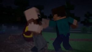 Notch vs Herobrine - Minecraft Fight Animation