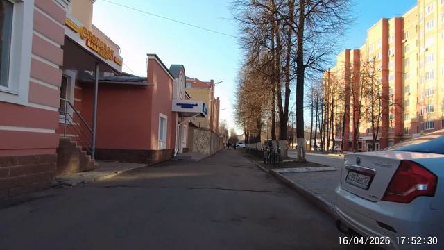 Зарубина улица. Йошкар-Ола апрель 2026