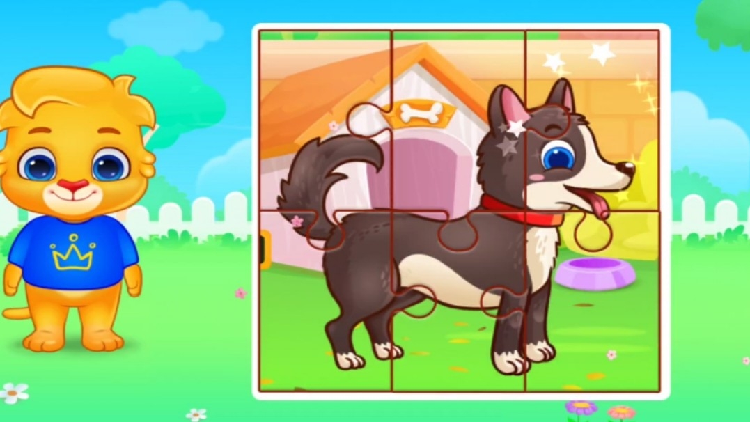 Развивающий Мультфильм для Детей/Собери Пазлы Животные/Учим названия Животные/Обучающие Мультики