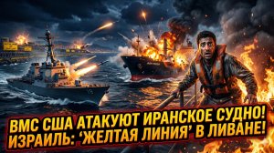 ⚓Дэйв ДеКамп | США бьют по иранскому судну! Израиль копирует сектор Газа в Ливане