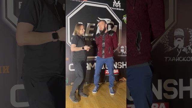 Немного пообщалась с Джабаром Аскеровым.