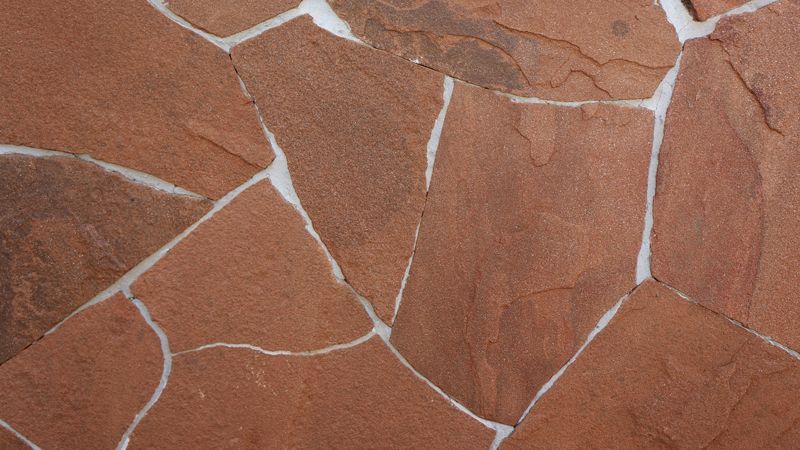 Плитняк песчаник терракотовый