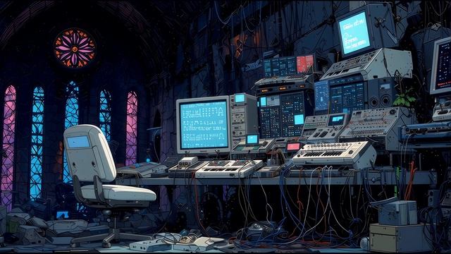 NEON FANTASY CATHEDRAL 🏰 Dungeon Synthwave Ambient Mix (40+ Tracks)