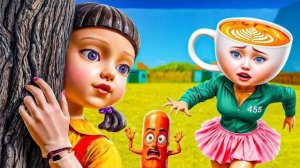 Балерина Каппучина против Игры в кальмара! Italian Brainrot в реальной жизни!