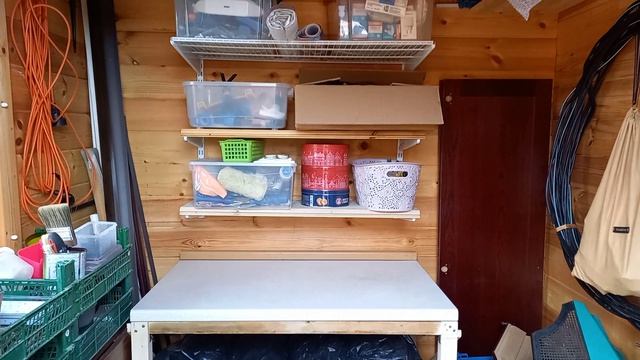 #4 Стол-подставка для шин и вторая часть оптимизации в кладовке. 10 сезон