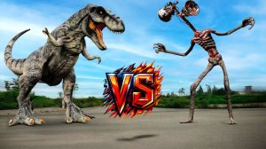 📢 СИРЕНОГОЛОВЫЙ 📢 против ТИРЕКСА. Кто круче? SIREN HEAD - АТАКУЕТ.