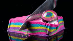 1. Очень приятное и расслабляющее видео  Кинетический песок