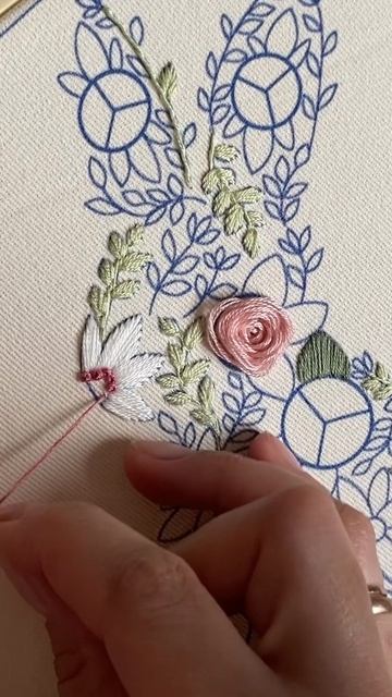 Шов французские узелки. Вышивка для начинающих. Арт. WB 376435767