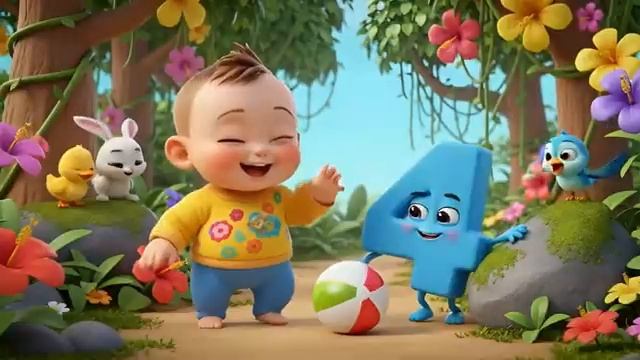 Прятки с цифрами: Найди все числа и учись считать . Мультфильм для детей 2026