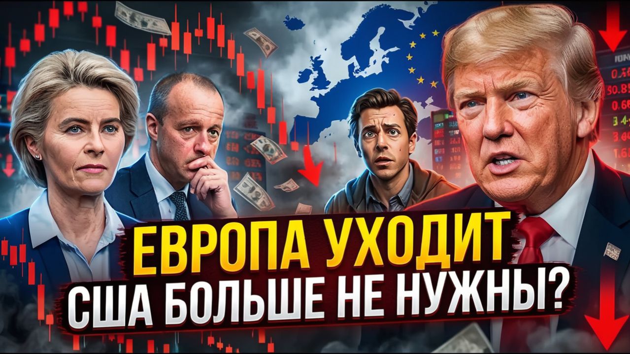 Это начало ПЕРЕЛОМА — США теряют лидерство, Европа ВЫВОДИТ золото, а Трамп уже не спасает...