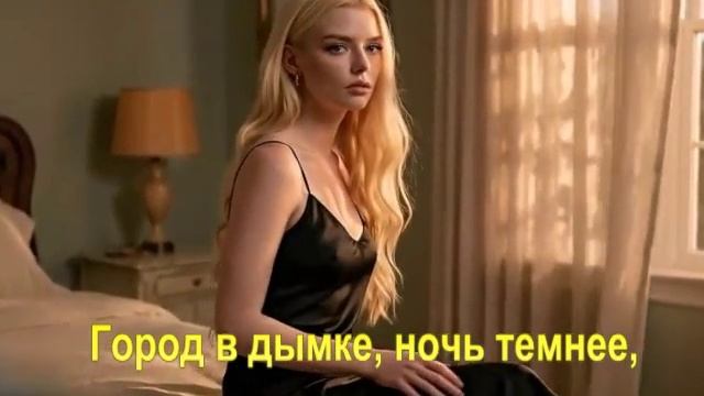 Город в дымке, ночь темнее,