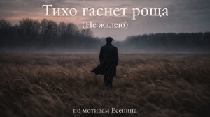 «Тихо гаснет роща (Не жалею)» — атмосферный музыкальный клип, вдохновлённый поэзией Sergei Yesenin.