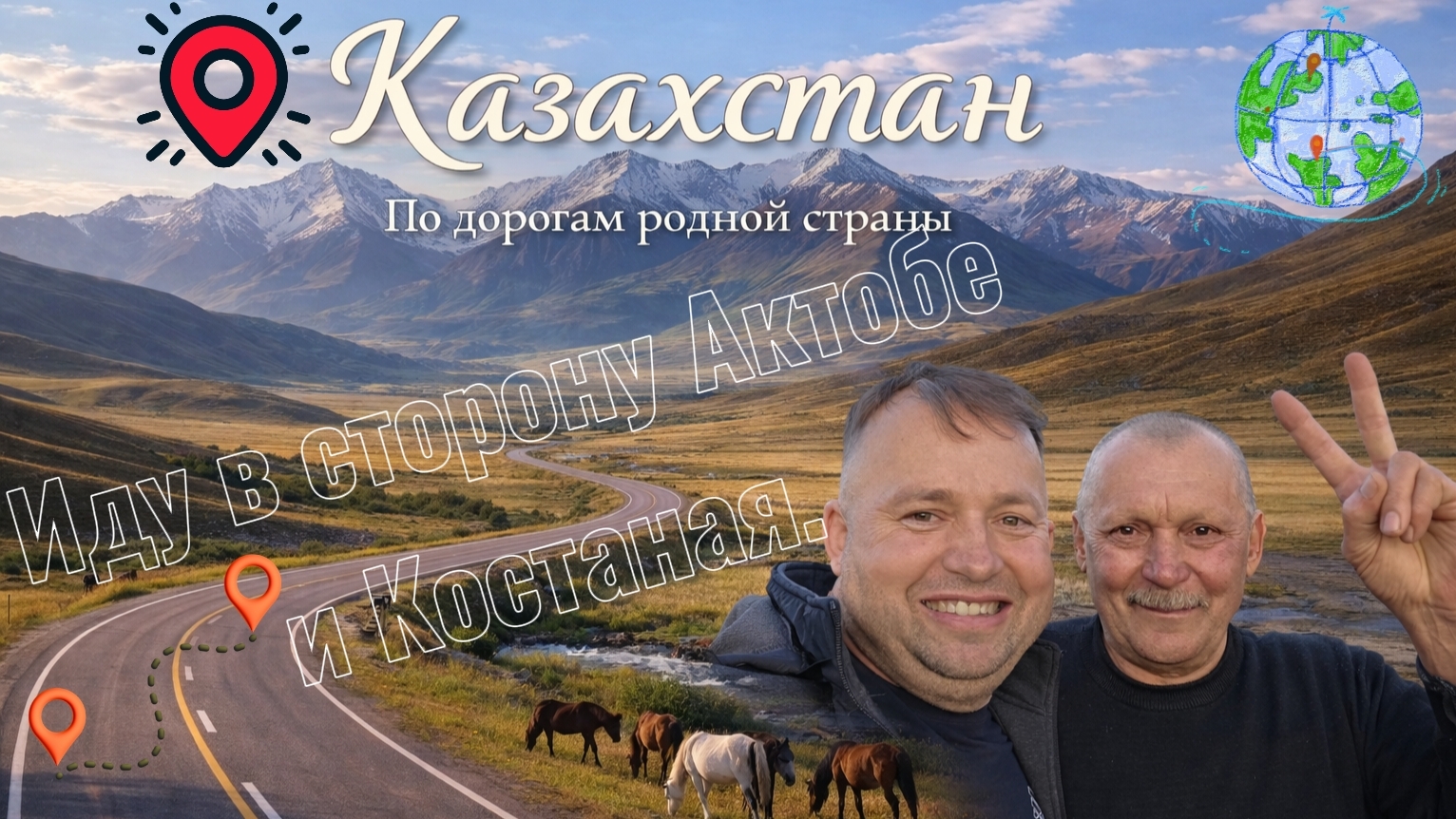 Казахстан / Иду через Актобе в сторону Костаная.