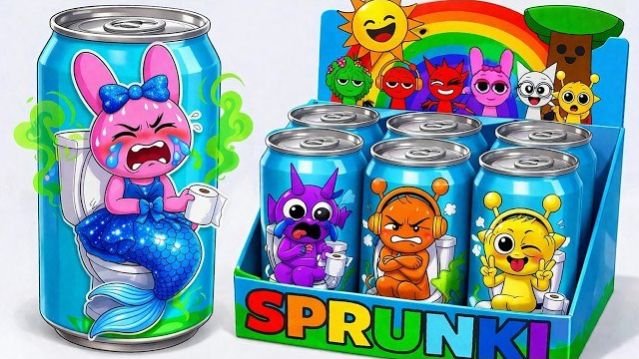 РУСАЛКА СПРУНКИ В ТУАЛЕТЕ БУМАЖНЫЙ МАКИЯЖ  ПИНКИ СКИНКЕЙР МАКИЯЖ И НОГТИ  БЛИНД БЭГ РАСПАКОВКА