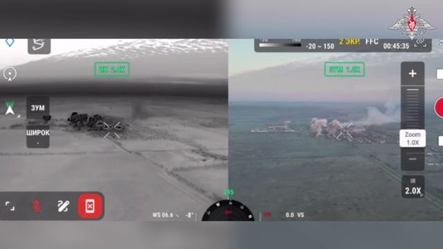 Уничтожение опорного пункта ВСУ расчётом ТОС-1А «Солнцепек»