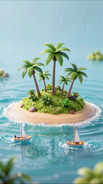 Идиллический остров: природа и приключения #остров #природа #приключения