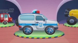 Мультики про машинки.. Машинки для детей. Собираем полицейскую машину, едем ловить преступников.