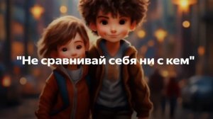 Не сравнивай себя не с кем .