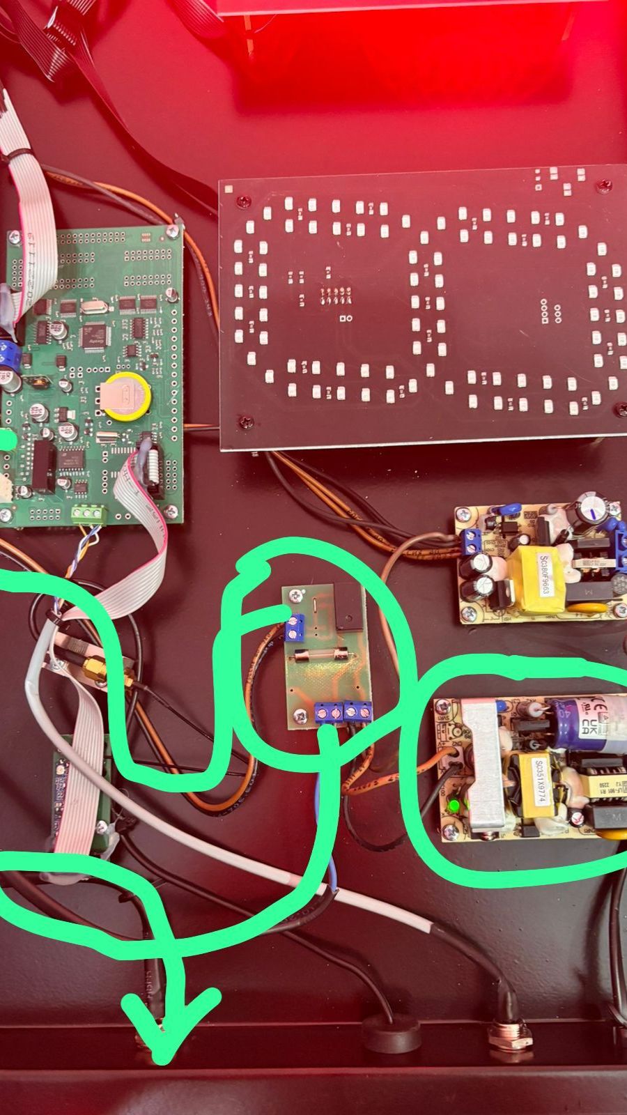 Апгрейд  табло для футбола Импульс-721-D21x6-D15x7-R-RS485-SRDU