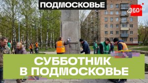 «Единая Россия» провела субботники в Московской области