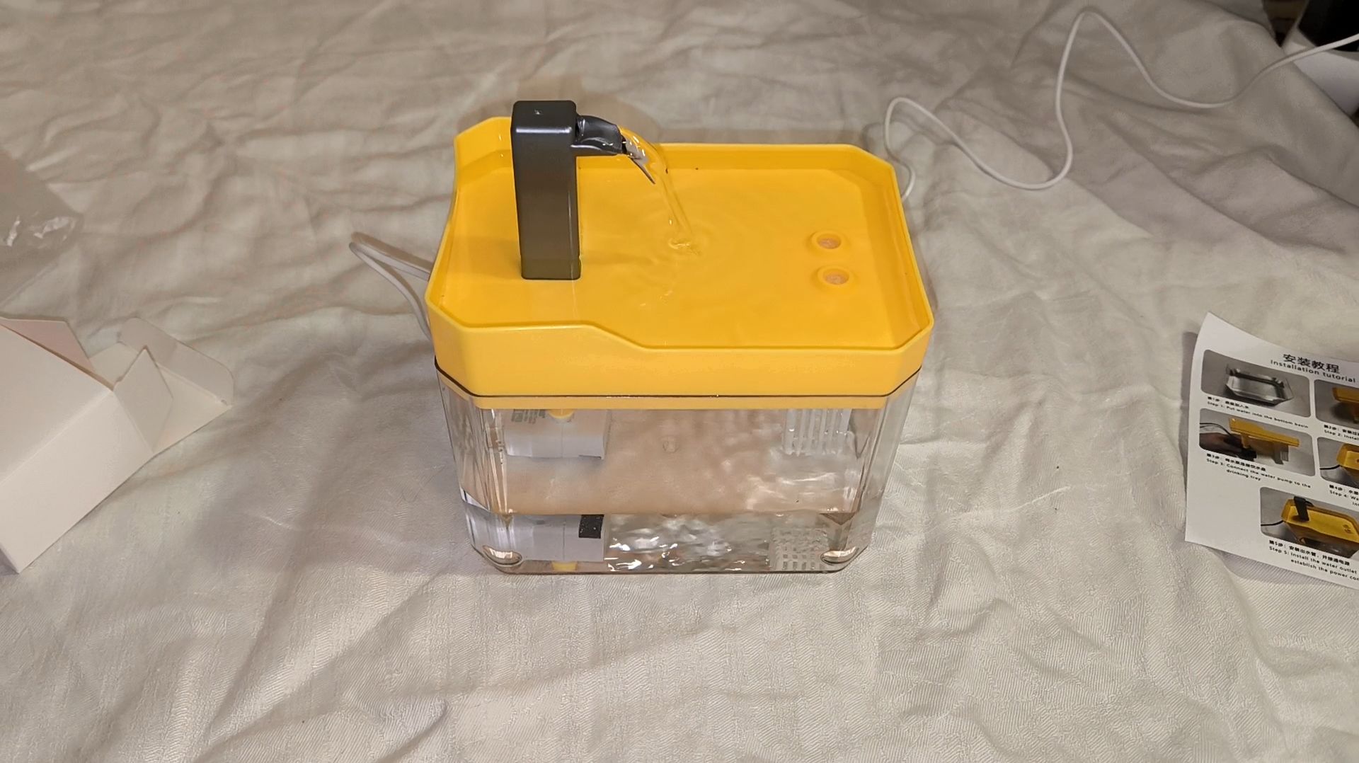 Поилка для кошек и собак - Распаковка, обзор, тест (с вайлдберриз)