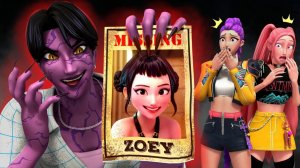 ЗОИ ПРОПАЛА?! Спасите Хантрикс ｜ Анимационный сериал KPop Demon Hunters