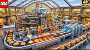 Я построил автоматизированную Конвейерную систему для Блинной фабрики LEGO