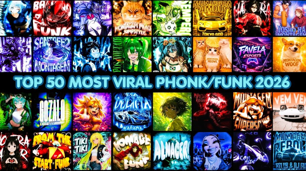 TOP 50 MOST VIRAL PHONK/FUNK 2026 SONGS 🎵 PLAYLIST 🎵