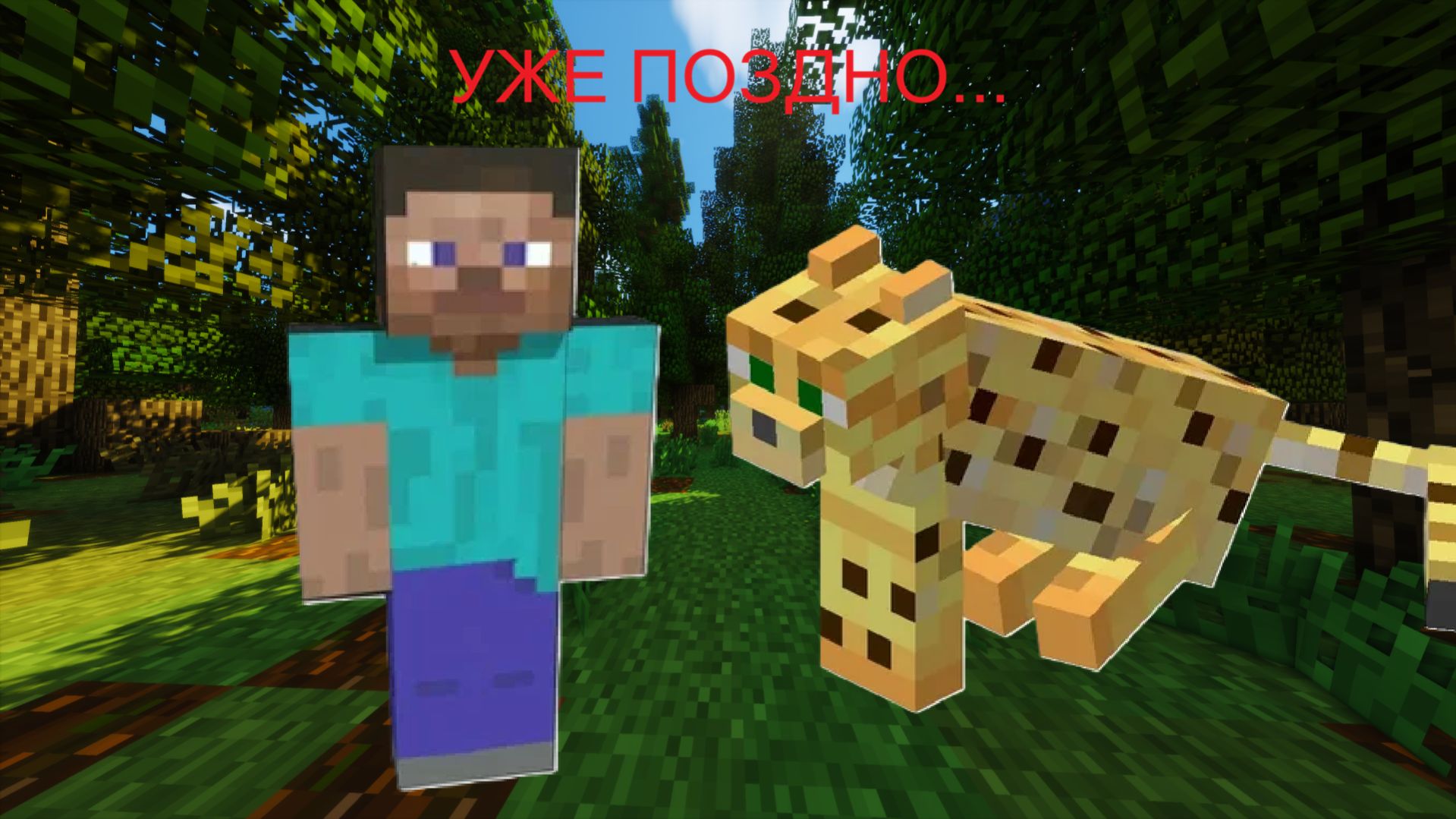 КОТИК и СТИВ // Печальный конец. Анимация Minecraft