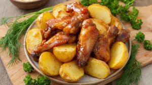 КАРТОШКА С КУРИЦЕЙ В ДУХОВКЕ