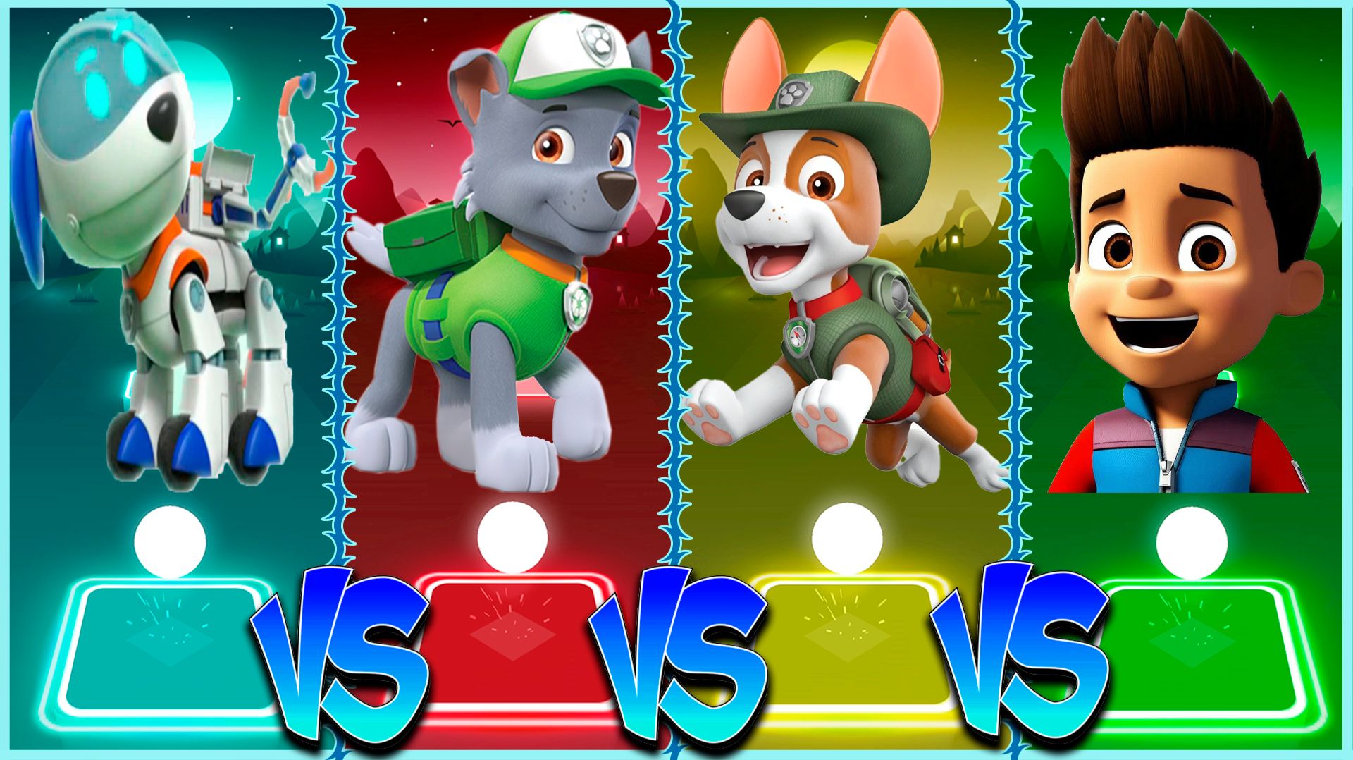 🐶 Щенячий патруль Coffin Dance 🐶 в Tiles Hop Lvl 72 - Мультик Paw Patrol