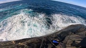 Поимка крупной рыбы с берега