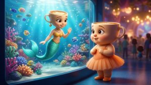 🧜♀️ Над её весом смеялись, но Балерина Капуччина превращается в русалку и сияет