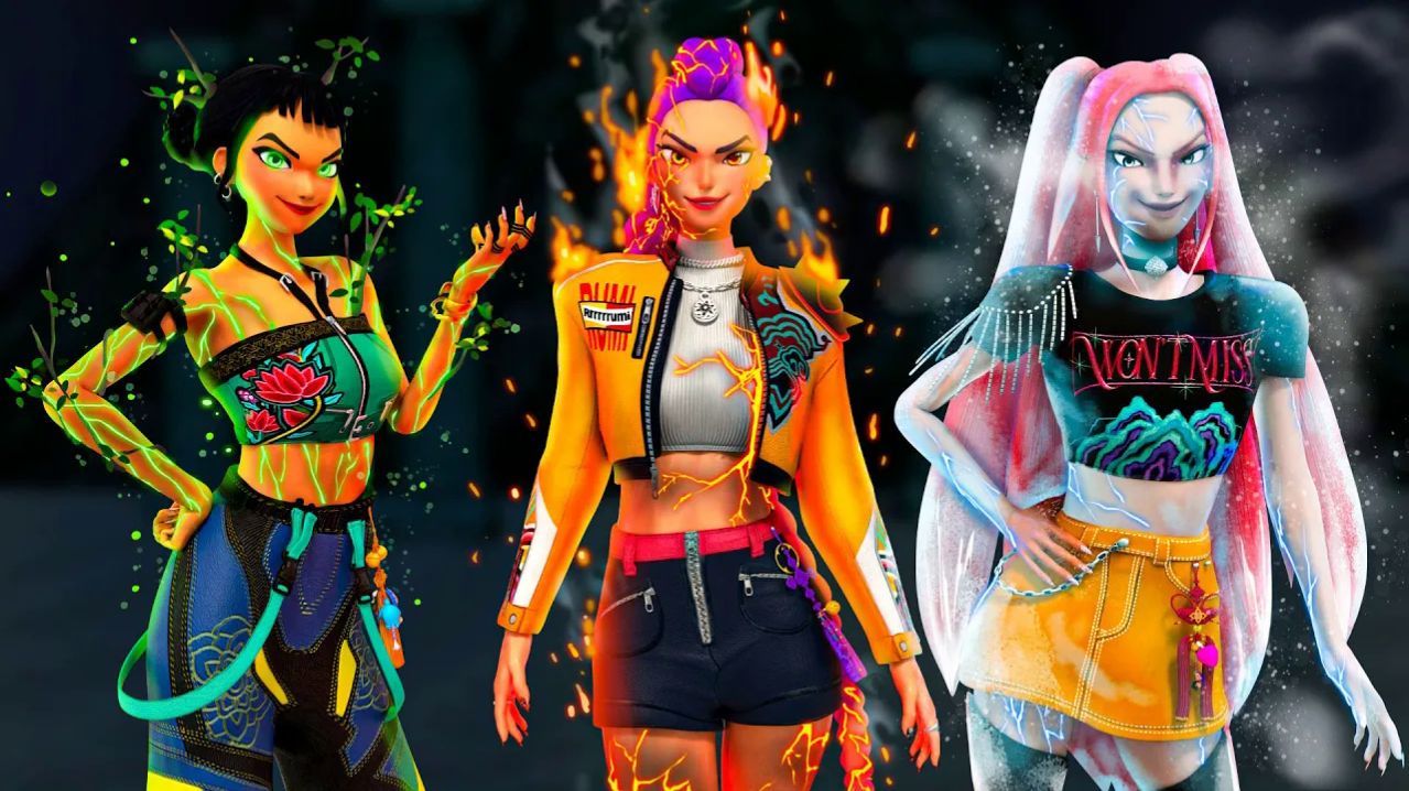 ХАНТРИКС, НО ОНИ ЖЕ ДЕМОНЫ-ЭЛЕМЕНТАЛИ ｜ Анимационный сериал K-Pop Demon Hunters