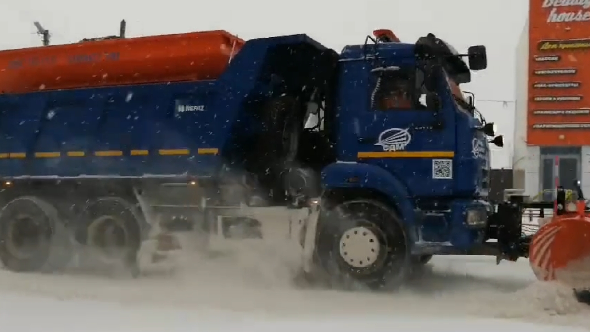 очистка дорог от снега 259 часть снято в 2023 году