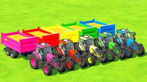 для детей ПЕРЕВОЗКА ПШЕНИЦЫ НОВЫМИ ТРАКТОРАМИ VALTRA В FARMING SIMULATOR 2022
