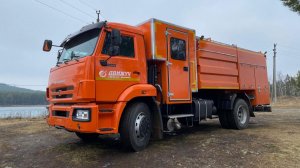 Автоцистерна специализированная АЦ 5,0-40 на шасси КАМАЗ 43253 (насос НЦПН-40/100)