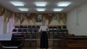 Кортягова О.  - дирижирование П. Чайковский "Соловушка"